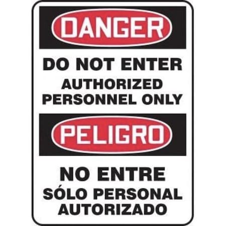 Accuform SPANISH BILINGUAL OSHA DANGER SBMADM131XL SBMADM131XL